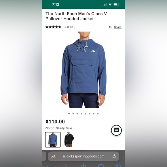 Men’s North Face “Zipper” Jacket - Sz. M - Picture 5 of 5